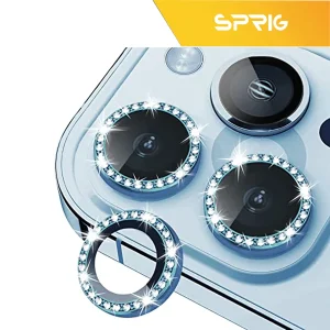 محافظ لنز دوربین اسپریگ مدل Ring metal Diamond مناسب برای گوشی موبایل اپل Iphone 13 Pro / 13 Pro max