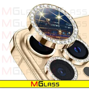 محافظ لنز دوربین ام‌گلس مدل Ring-Diamond مناسب برای گوشی موبایل اپل Iphone 11