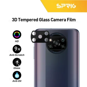 محافظ لنز دوربین اسپریگ مدل 3D-SP مناسب برای گوشی موبایل شیائومی Poco X3 / X3 Pro / X3 NFC
