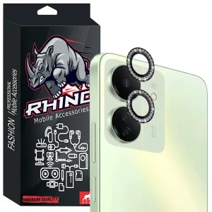 محافظ لنز دوربین راینو مدل Diamond Ring مناسب برای گوشی موبایل شیائومی Redmi 13C