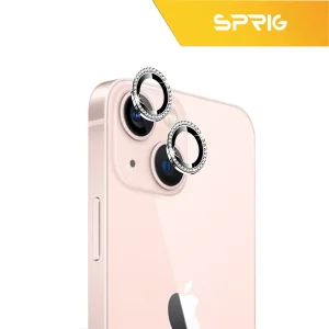 محافظ لنز دوربین اسپریگ مدل Ring metal Diamond مناسب برای گوشی موبایل اپل Iphone 12