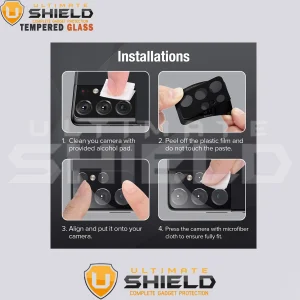 محافظ لنز دوربین آلتیمیت شیلد مدل 3D-UL مناسب برای گوشی موبایل شیائومی 12Pro
