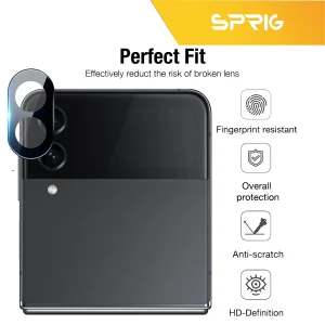 محافظ لنز دوربین اسپریگ مدل 3D-SP مناسب برای گوشی موبایل سامسونگ Galaxy Z Flip 4