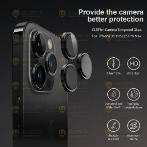 محافظ لنز دوربین آلتیمیت شیلد مدل Ring Metal UL مناسب برای گوشی موبایل اپل iPhone 16 Pro / 16 Pro Max