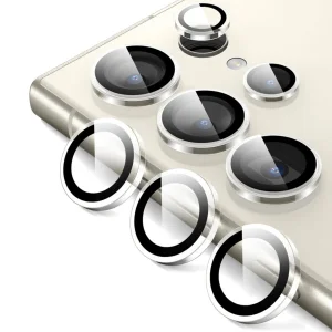 محافظ لنز دوربین ام‌گلس مدل Ring Metal MG مناسب برای گوشی موبایل سامسونگ Galaxy S25 Ultra