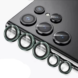 محافظ لنز دوربین ام‌گلس مدل Ring Metal MG مناسب برای گوشی موبایل سامسونگ Galaxy S25 Ultra