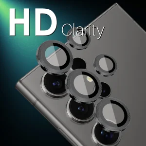 محافظ لنز دوربین ام‌گلس مدل Ring Metal MG مناسب برای گوشی موبایل سامسونگ Galaxy S25 Ultra