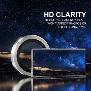 محافظ لنز دوربین ام‌گلس مدل Ring Metal MG مناسب برای گوشی موبایل سامسونگ Galaxy S25 Ultra