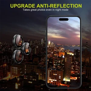 محافظ لنز دوربین بادیگارد مدل رینگی مناسب برای گوشی موبایل اپل iPhone 14 Pro / 14 Pro Max