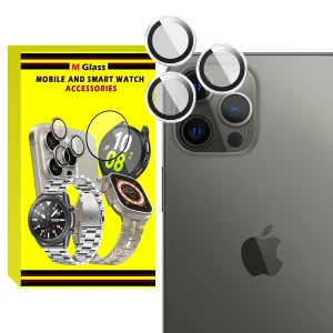 محافظ لنز دوربین ام‌گلس مدل RNG MTL MG مناسب برای گوشی موبایل اپل iPhone 12 Pro