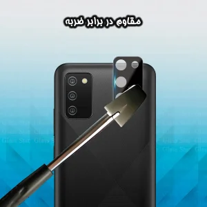 محافظ لنز دوربین گلس استار مدل LENSFS مناسب برای گوشی موبایل سامسونگ Galaxy A02s / M02s / A03s