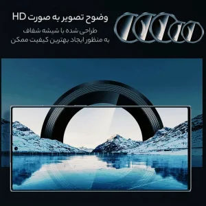 محافظ لنز دوربین راینو مدل‌ رینگی فلزی مناسب برای گوشی موبایل اپل IPhone 15 Pro/ 15 Pro Max