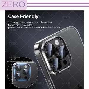 محافظ لنز دوربین زیرو مدل Ring-Metal-ZR مناسب برای گوشی موبایل اپل Iphone 15 Pro Max