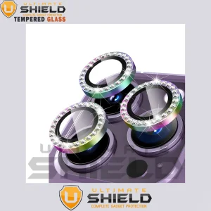 محافظ لنز دوربین آلتیمیت شیلد مدل Ring Diamond مناسب برای گوشی موبایل اپل Iphone 13 Pro / 13 Pro max