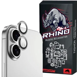 محافظ لنز دوربین راینو مدل رینگی فلزی مناسب برای گوشی موبایل اپل IPhone 16 / 16 Plus