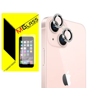 محافظ لنز دوربین ام‌گلس مدل Bright Diamond Protect مناسب برای گوشی موبایل اپل Iphone 13