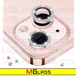 محافظ لنز دوربین ام‌گلس مدل Bright Diamond Protect مناسب برای گوشی موبایل اپل Iphone 13