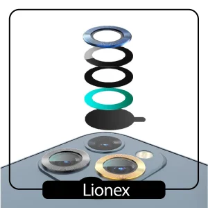 محافظ لنز دوربین لایونکس مدل RING-LENS مناسب برای گوشی موبایل اپل iPhone 14 Plus