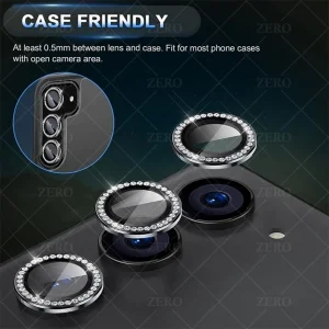 محافظ لنز دوربین رینگی زیرو مدل Ring-Diamond-ZR مناسب برای گوشی موبایل سامسونگ Galaxy A55