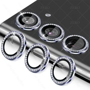 محافظ لنز دوربین رینگی زیرو مدل Ring-Diamond-ZR مناسب برای گوشی موبایل سامسونگ Galaxy A55