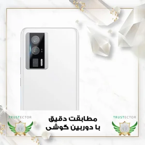 محافظ لنز دوربین تراستکتور مدل LENSFT مناسب برای گوشی موبایل شیائومی Poco F5 Pro / Redmi K60 / Redmi K60E / Redmi K60 Pro