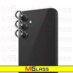 محافظ لنز دوربین ام‌گلس مدل Ring Metal Diamond مناسب برای گوشی موبایل سامسونگ Galaxy A54 5G