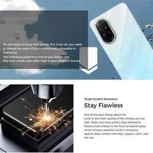 محافظ لنز دوربین شیشه‌ای اپیکوی مدل 3D-ColorPower مناسب برای گوشی موبایل شیائومی Redmi A5/ Poco C71 4G