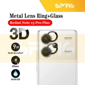 محافظ لنز دوربین اسپریگ مدل Ring Metal مناسب برای گوشی موبایل شیائومی Redmi Note 13 Pro Plus