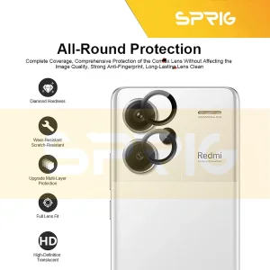 محافظ لنز دوربین اسپریگ مدل Ring Metal مناسب برای گوشی موبایل شیائومی Redmi Note 13 Pro Plus