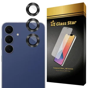 محافظ لنز دوربین فلزی گلس استار مدل GRIN مناسب برای گوشی موبایل سامسونگ Galaxy S25 FE