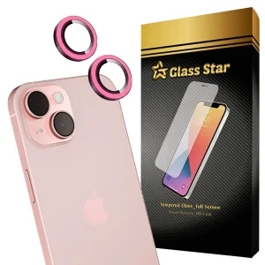 محافظ لنز دوربین شیشه‌ای  گلس استار مدل SHLZG مناسب برای گوشی موبایل اپل iPhone 15