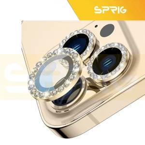 محافظ لنز دوربین اسپریگ مدل Ring Metal Shine مناسب برای گوشی موبایل اپل Iphone 14 Pro/14 Pro Max