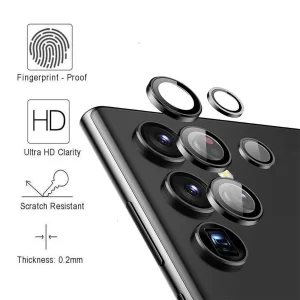 محافظ لنز دوربین راینو مدل LNZ-3D-HD مناسب برای گوشی موبایل سامسونگ Galaxy S23 Ultra