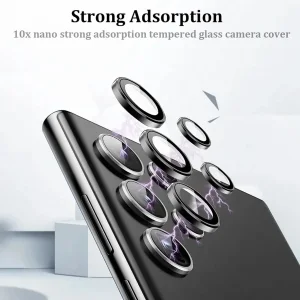 محافظ لنز دوربین راینو مدل LNZ-3D-HD مناسب برای گوشی موبایل سامسونگ Galaxy S23 Ultra