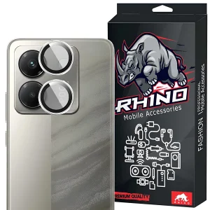 محافظ لنز دوربین شیشه‌ای راینو مدل R-Ring مناسب برای گوشی موبایل شیائومی Poco M7 Pro 5G