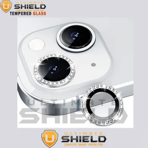 محافظ لنز دوربین آلتیمیت شیلد مدل Shiny Diamond Ring مناسب برای گوشی موبایل اپل Iphone 13