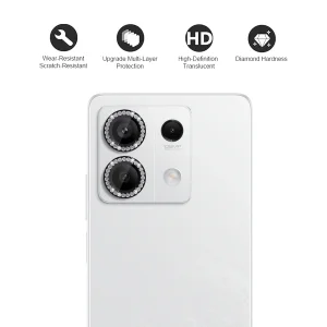 محافظ لنز دوربین رینگی ام‌گلس مدل Ring-Diamond-MG مناسب برای گوشی موبایل شیائومی Redmi Note 13 5G