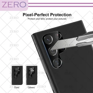 محافظ لنز دوربین زیرو مدل 3D-ZR مناسب برای گوشی موبایل سامسونگ Galaxy S22 Ultra