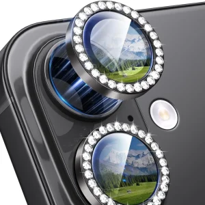 محافظ لنز دوربین فلزی ام‌گلس مدل RNG Diamond MG مناسب برای گوشی موبایل اپل iPhone 17