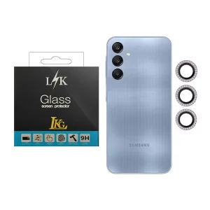 محافظ لنز دوربین ال کا جی مدل نگین دار مناسب برای گوشی موبایل سامسونگ Galaxy A25 5G