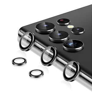 محافظ لنز دوربین بادیگارد مدل Ring مناسب برای گوشی موبایل سامسونگ Galaxy S22 Ultra