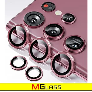 محافظ لنز دوربین ام‌گلس مدل Ring Metal مناسب برای گوشی موبایل سامسونگ Galaxy S23 Ultra