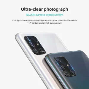 محافظ لنز دوربین نیلکین مدل InvisiFilm مناسب برای گوشی موبایل سامسونگ Galaxy A51/A51 5G/M31s