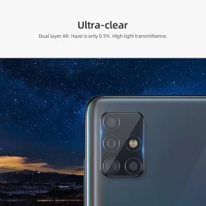 محافظ لنز دوربین نیلکین مدل InvisiFilm مناسب برای گوشی موبایل سامسونگ Galaxy A51/A51 5G/M31s