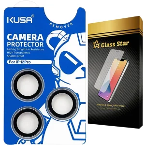محافظ لنز دوربین گلس استار مدل RINKUSS مناسب برای گوشی موبایل اپل iPhone 12 Pro
