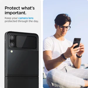 محافظ لنز دوربین بادیگارد مدل GL مناسب برای گوشی موبایل سامسونگ Galaxy Z Flip 3