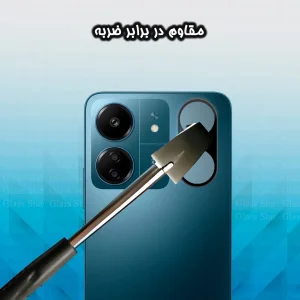محافظ لنز دوربین گلس استار مدل LENSFS مناسب برای گوشی موبایل شیائومی Redmi 13C 4G / Poco C65