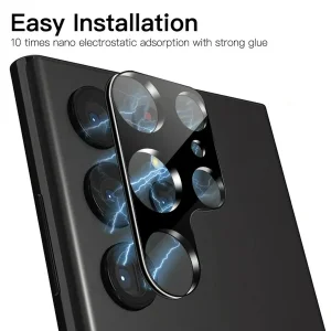 محافظ لنز دوربین بادیگارد مدل Blk مناسب برای گوشی موبایل سامسونگ Galaxy S25 Ultra