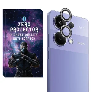 محافظ لنز دوربین رینگی زیرو مدل Ring-Diamond-ZR مناسب برای گوشی موبایل شیائومی Redmi Note 13 Pro 4G