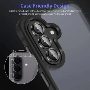 محافظ لنز دوربین شیشه‌ای راینو مدل R-Ring  مناسب برای گوشی موبایل سامسونگ Galaxy A57